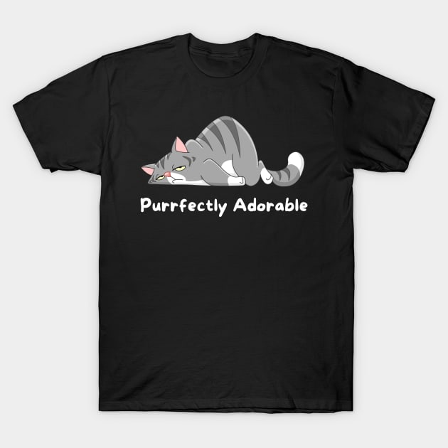 Purrfectly Adorable T-Shirt by tempura